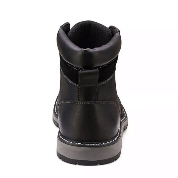 Members Only Wingtip Leather Lug Sole Boot